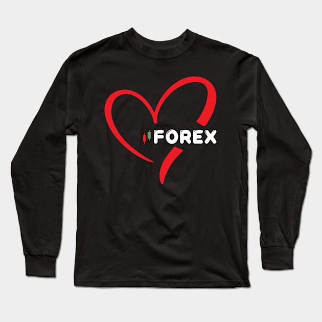 Forex Lover Long Sleeve T-Shirt by BERMA Art